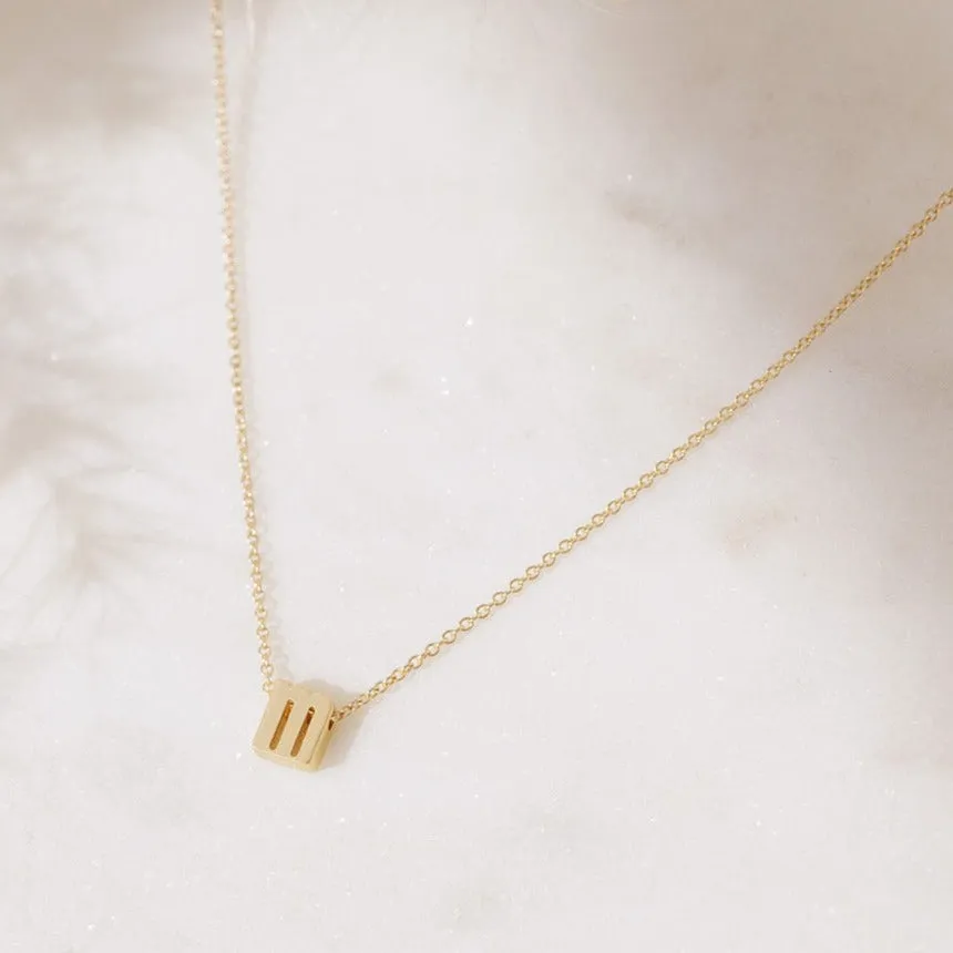 Saba Initial Necklace