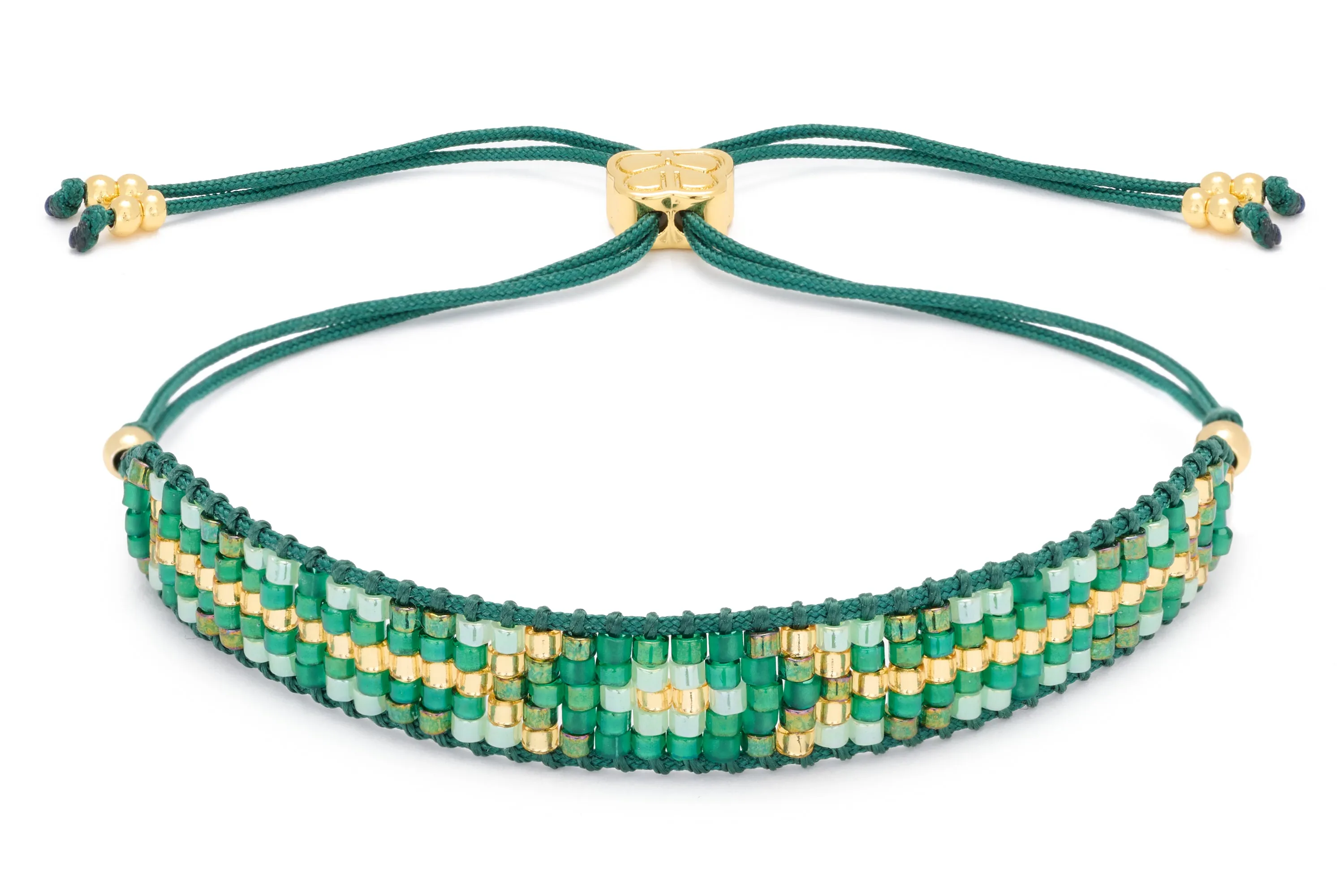 Sabah Malachite Gold Bracelet Stack