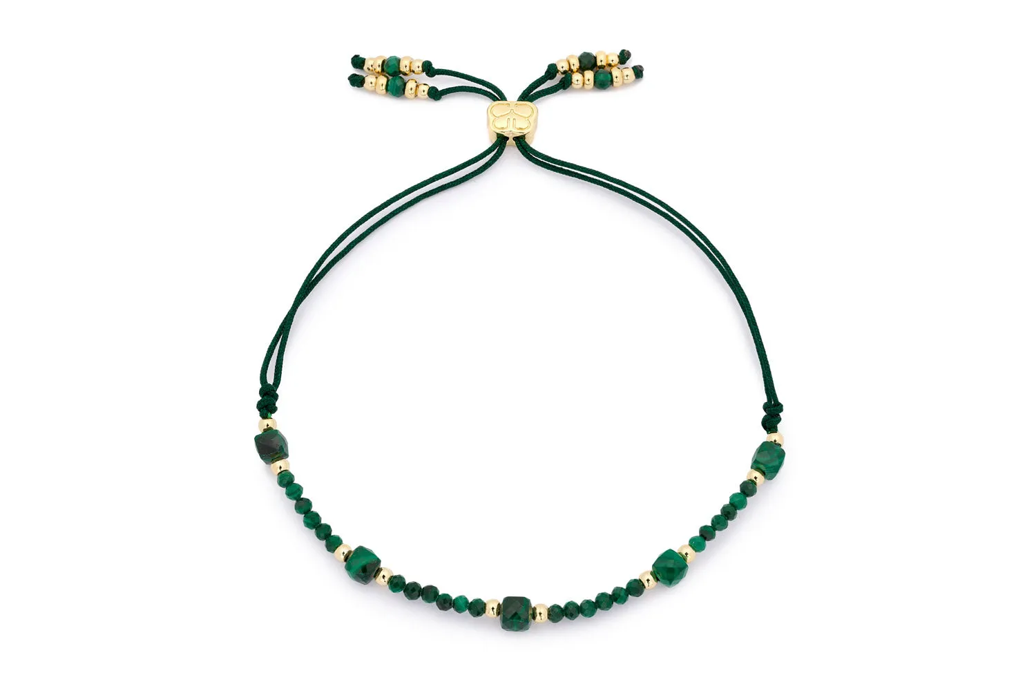 Sabah Malachite Gold Bracelet Stack