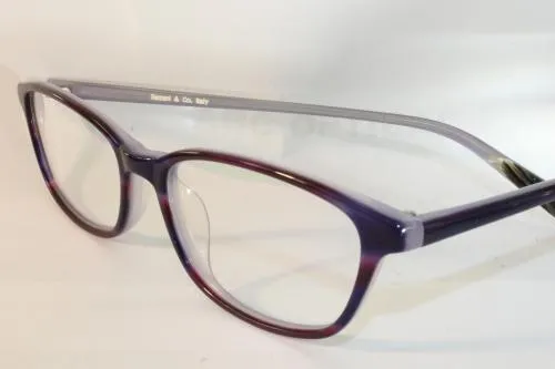 S&C Charlotte Light Purple Clear Fashion Italy Acetate Eyeglasses