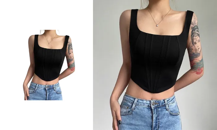 Sexy Fishbone Layering Top