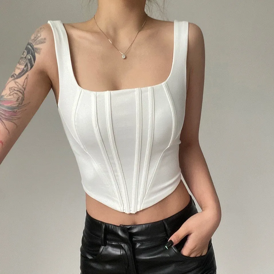 Sexy Fishbone Layering Top