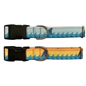 Shark Wave Dog Collar