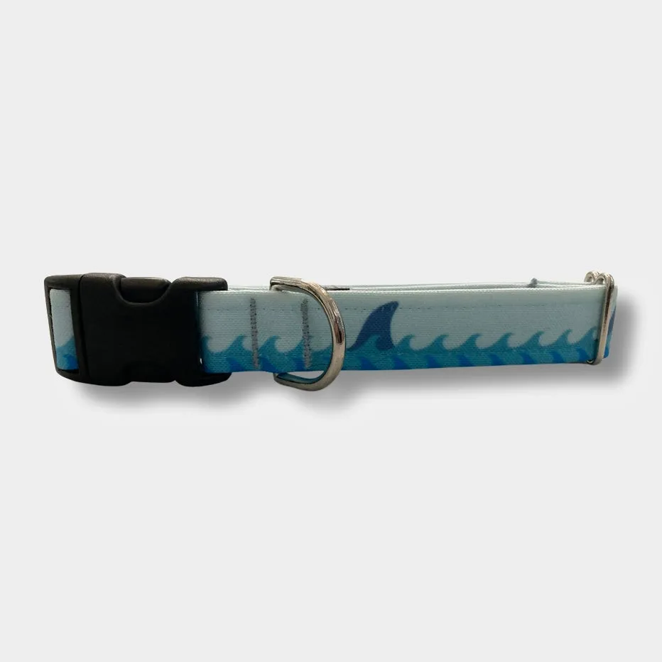 Shark Wave Dog Collar