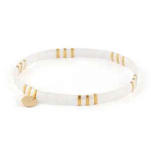 Shell White Layering Bracelet