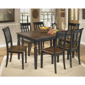 Signature Design by Ashley Owingsville D580 7 pc Dining Set