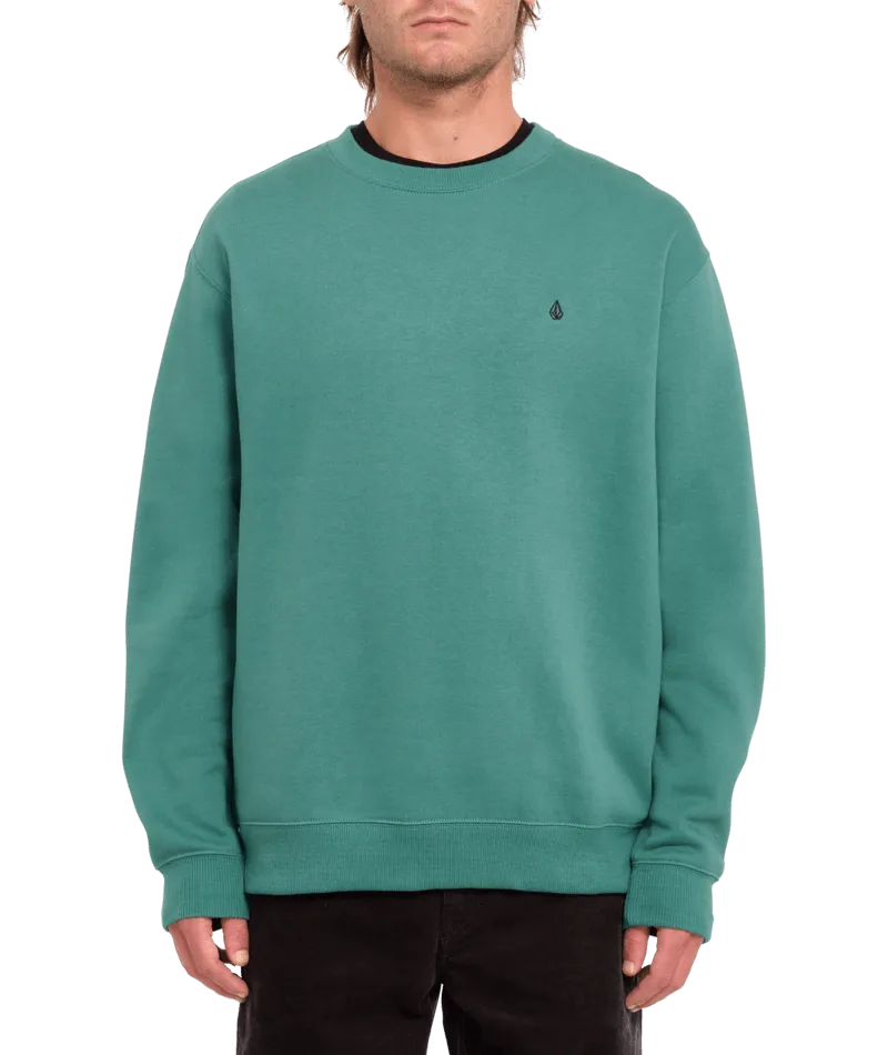 Single Stone Crew Sweatshirt in Sea Green