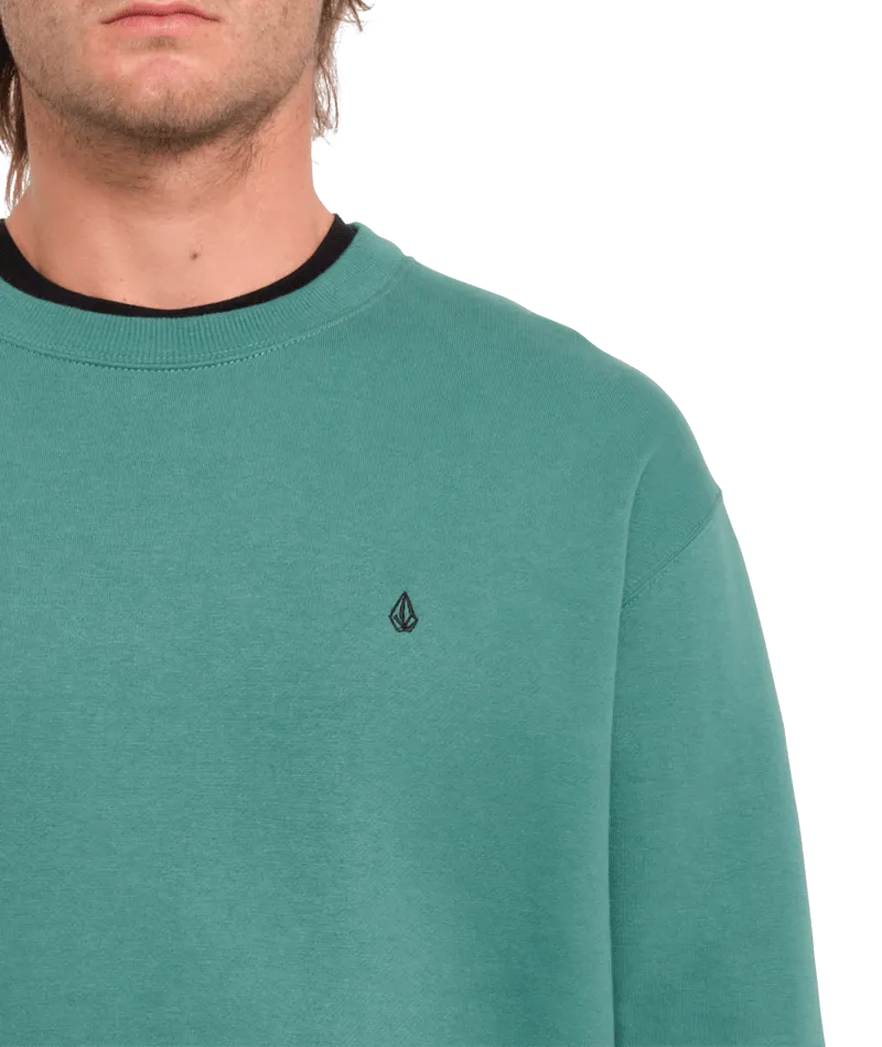 Single Stone Crew Sweatshirt in Sea Green