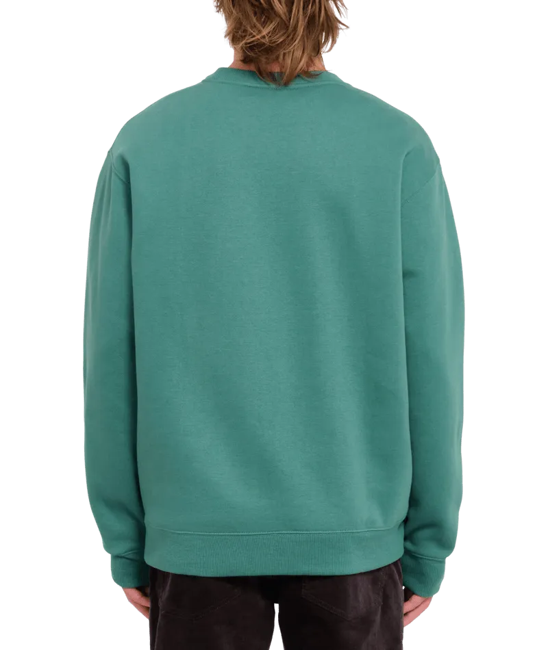 Single Stone Crew Sweatshirt in Sea Green