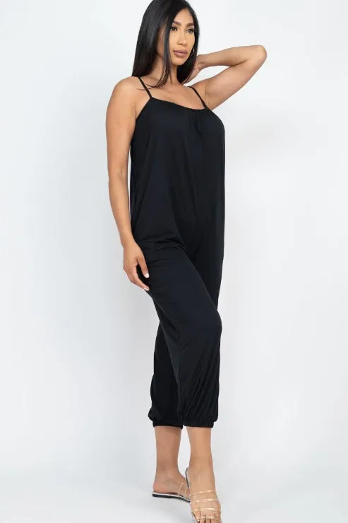 Sleeveless Jogger Jumpsuit