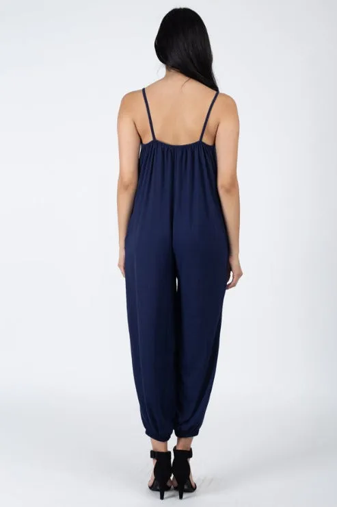 Sleeveless Jogger Jumpsuit