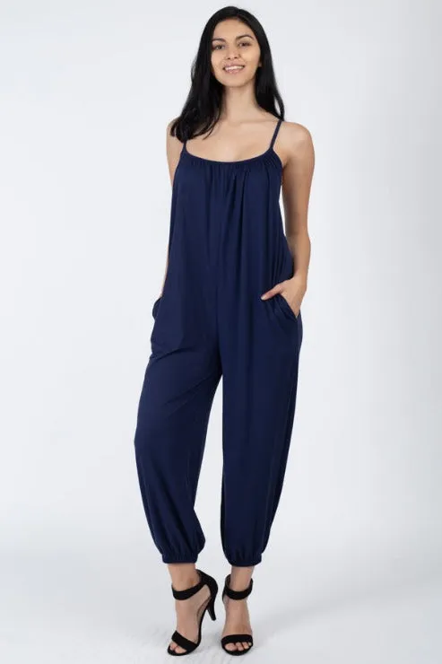 Sleeveless Jogger Jumpsuit