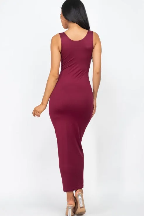 Solid Basic Maxi Dress