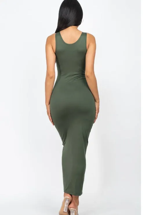 Solid Basic Maxi Dress