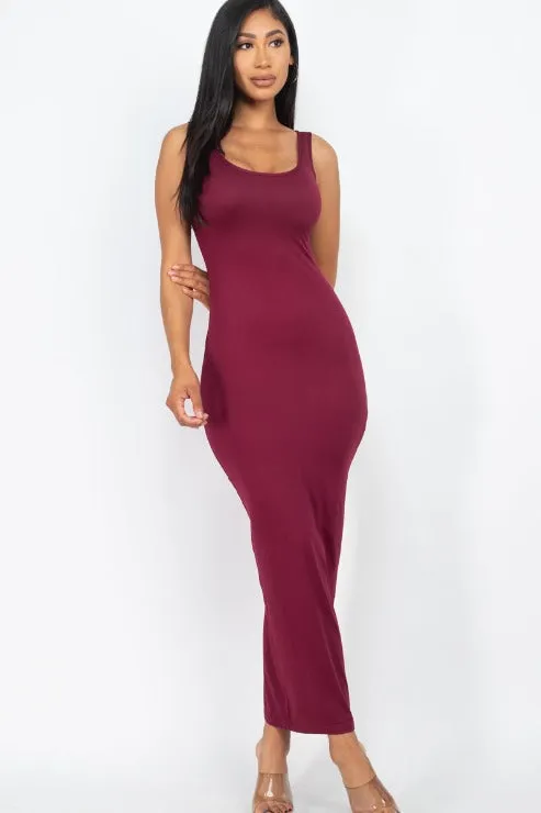 Solid Basic Maxi Dress