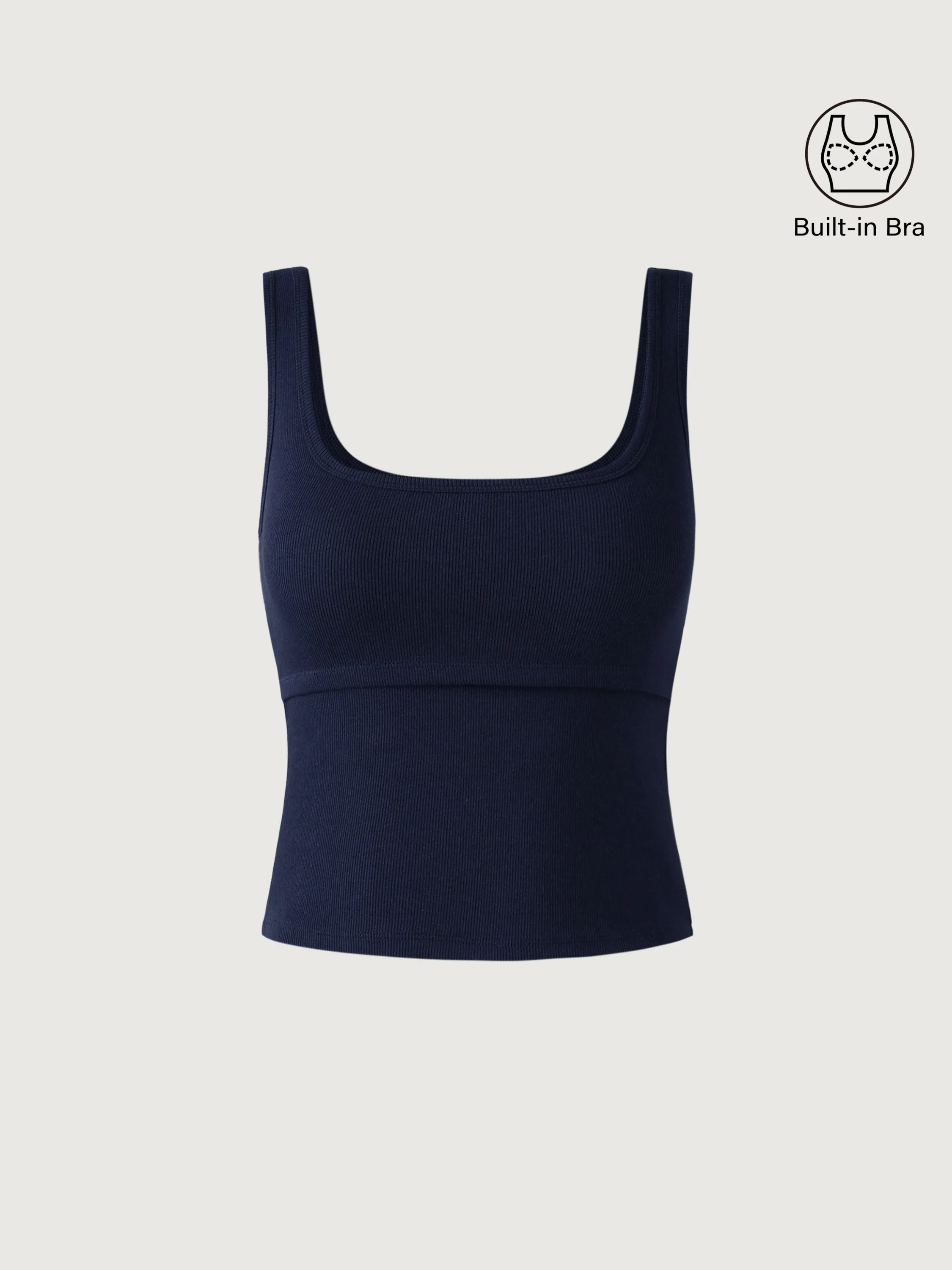 Square Neck Layering Brami Tank