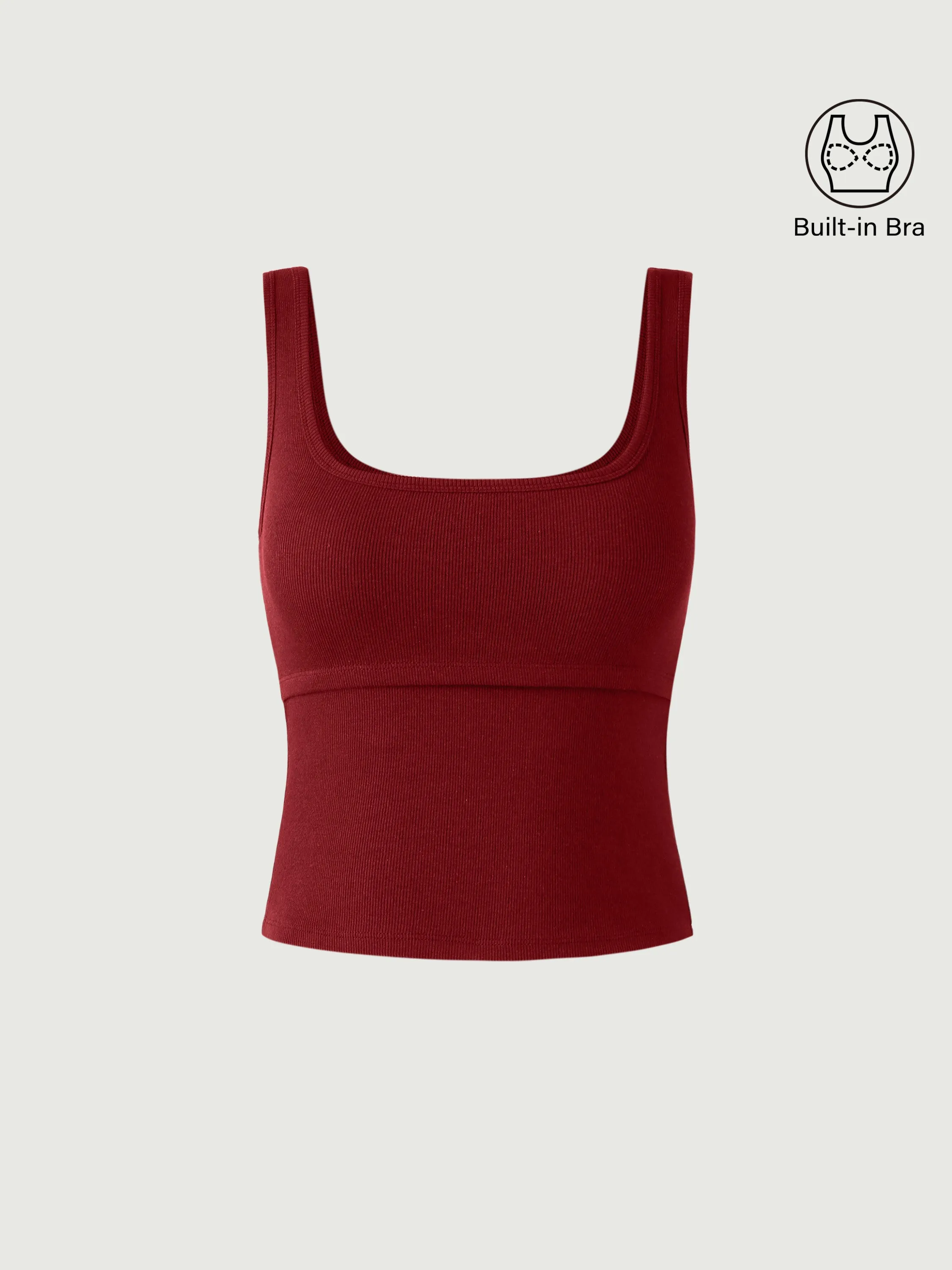 Square Neck Layering Brami Tank