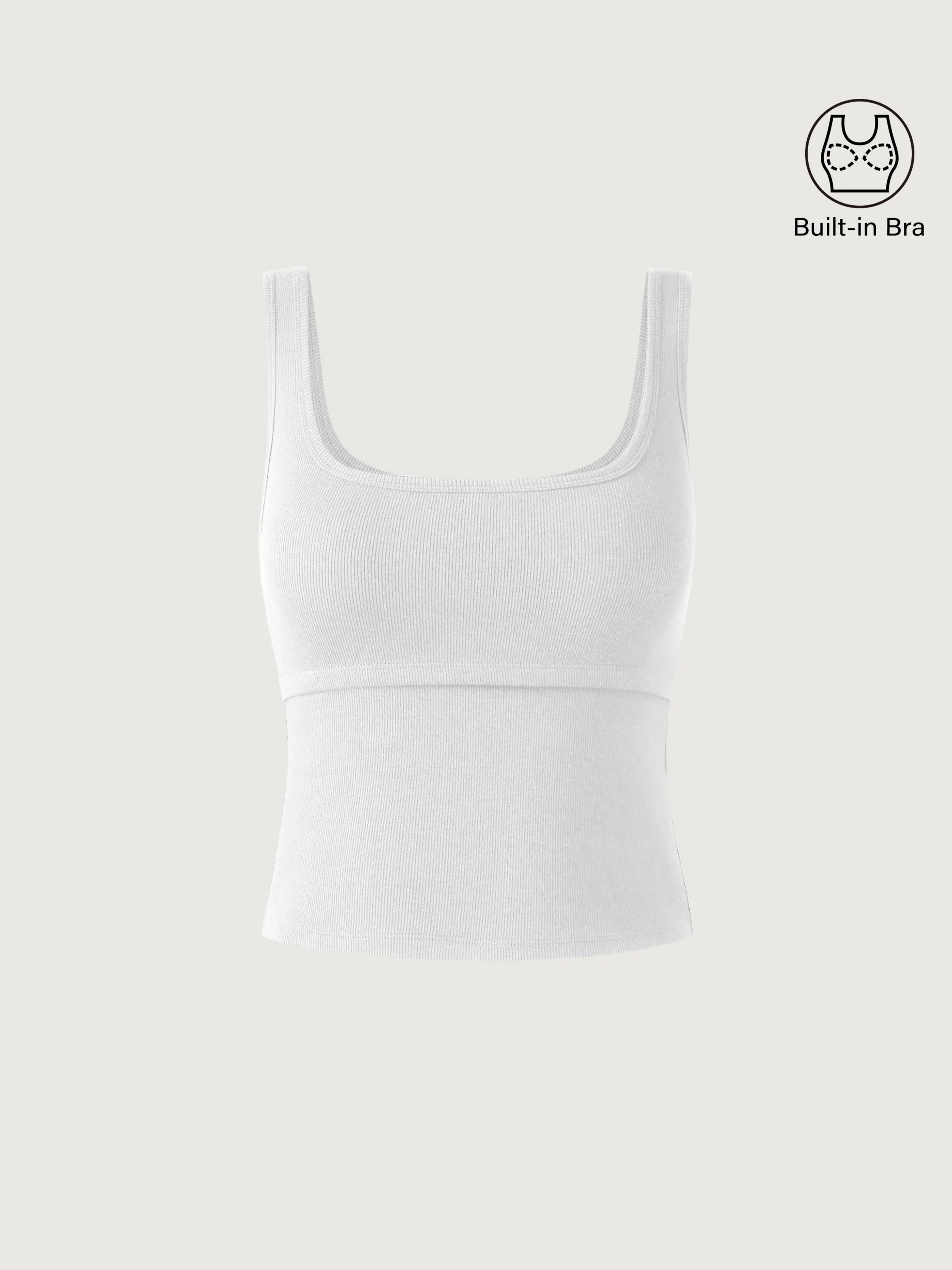 Square Neck Layering Brami Tank