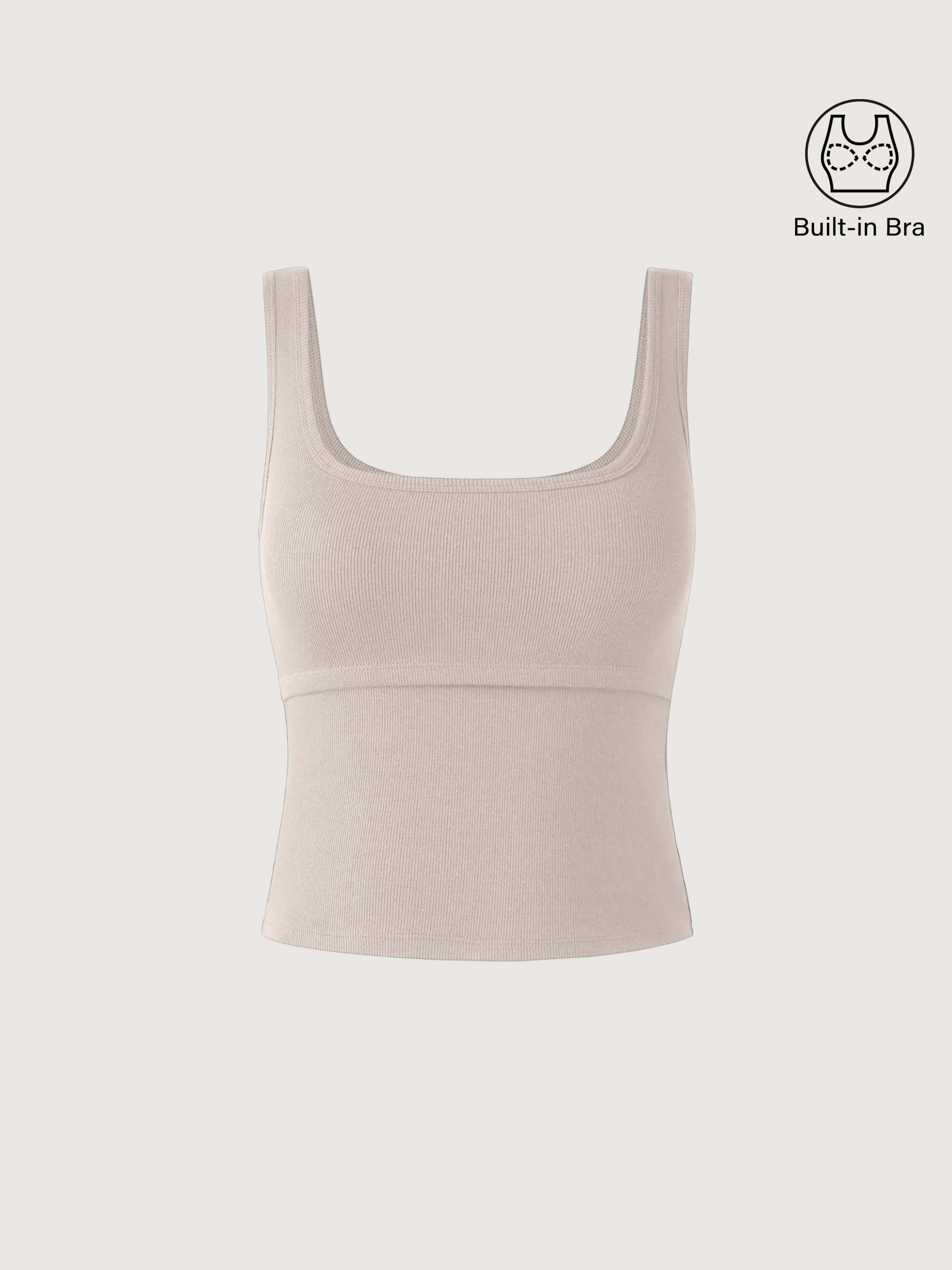 Square Neck Layering Brami Tank