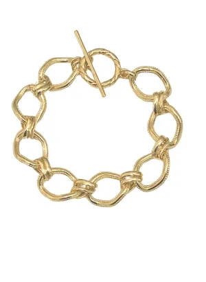 Stacee Chunky Gold Chain Bracelet