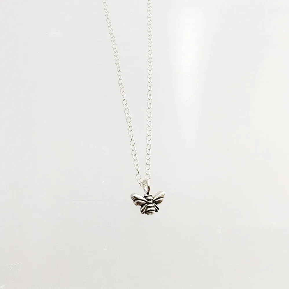 Sterling Silver Bee Layering Necklace