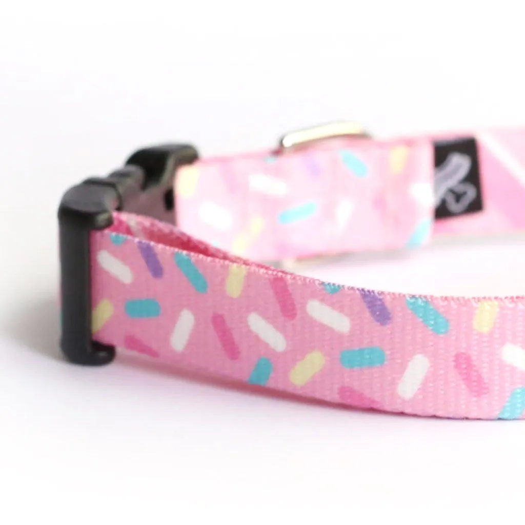 Strawberry Sprinkles Dog Collar