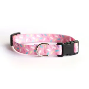 Strawberry Sprinkles Dog Collar