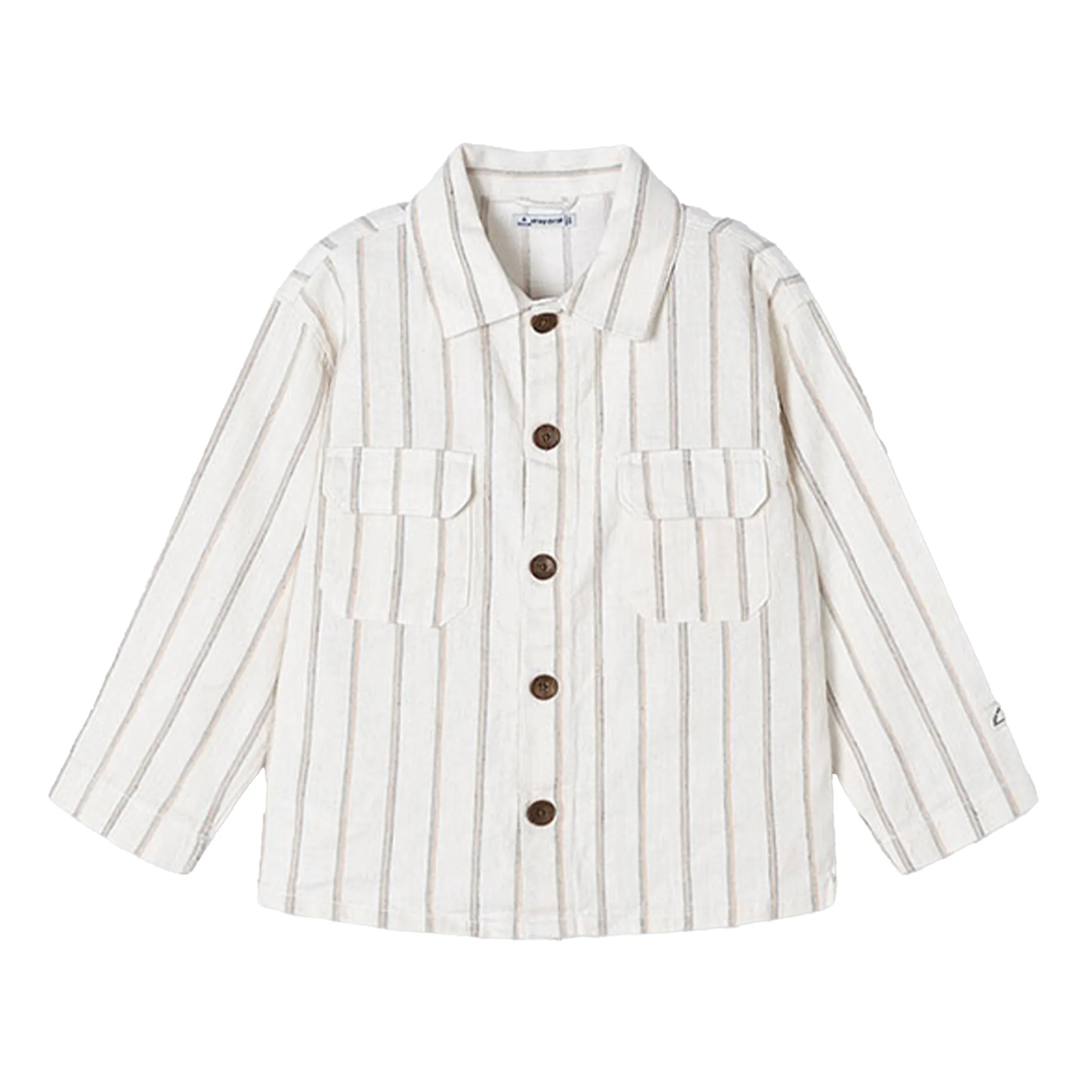 Striped Linen Overshirt