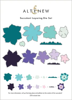 Succulent Layering Die Set