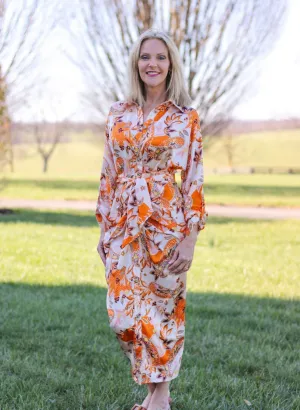 Sunrise Serenade Midi Dress