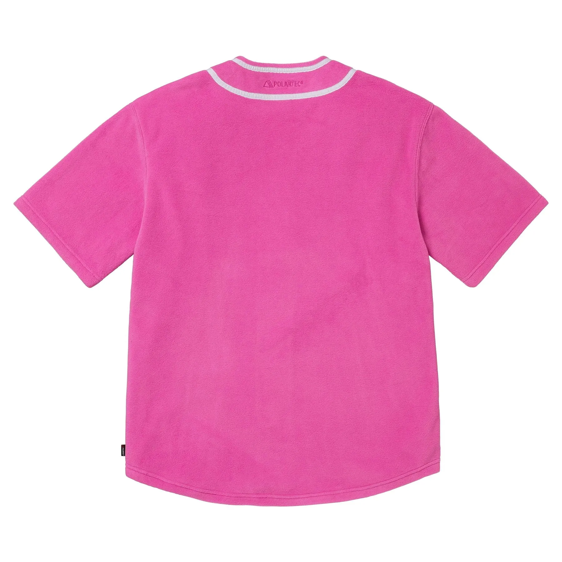 Supreme Polartec Baseball Jersey 'Pink'