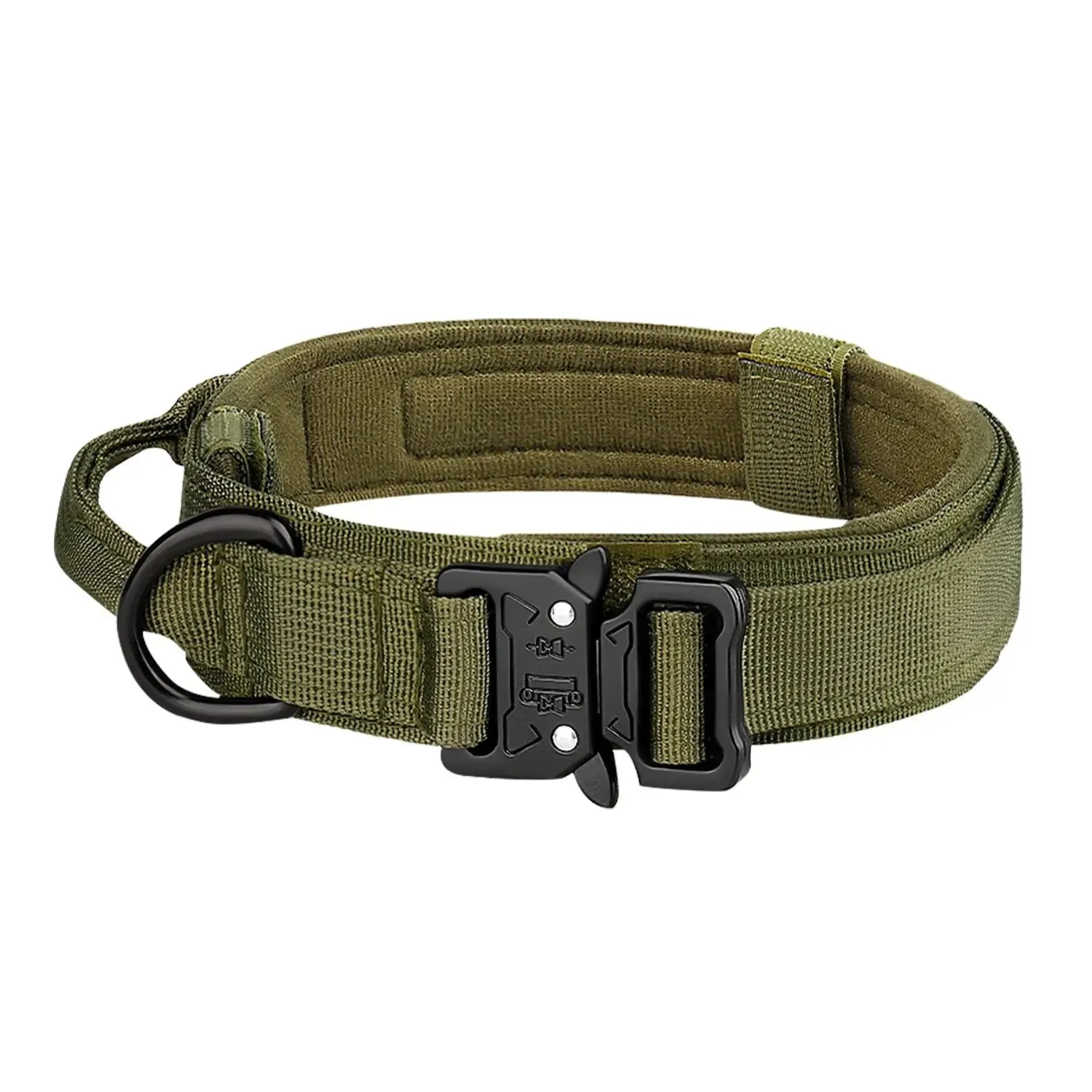 Tactical Nylon Dog Collar - Durable & Adjustable for Active Dogs