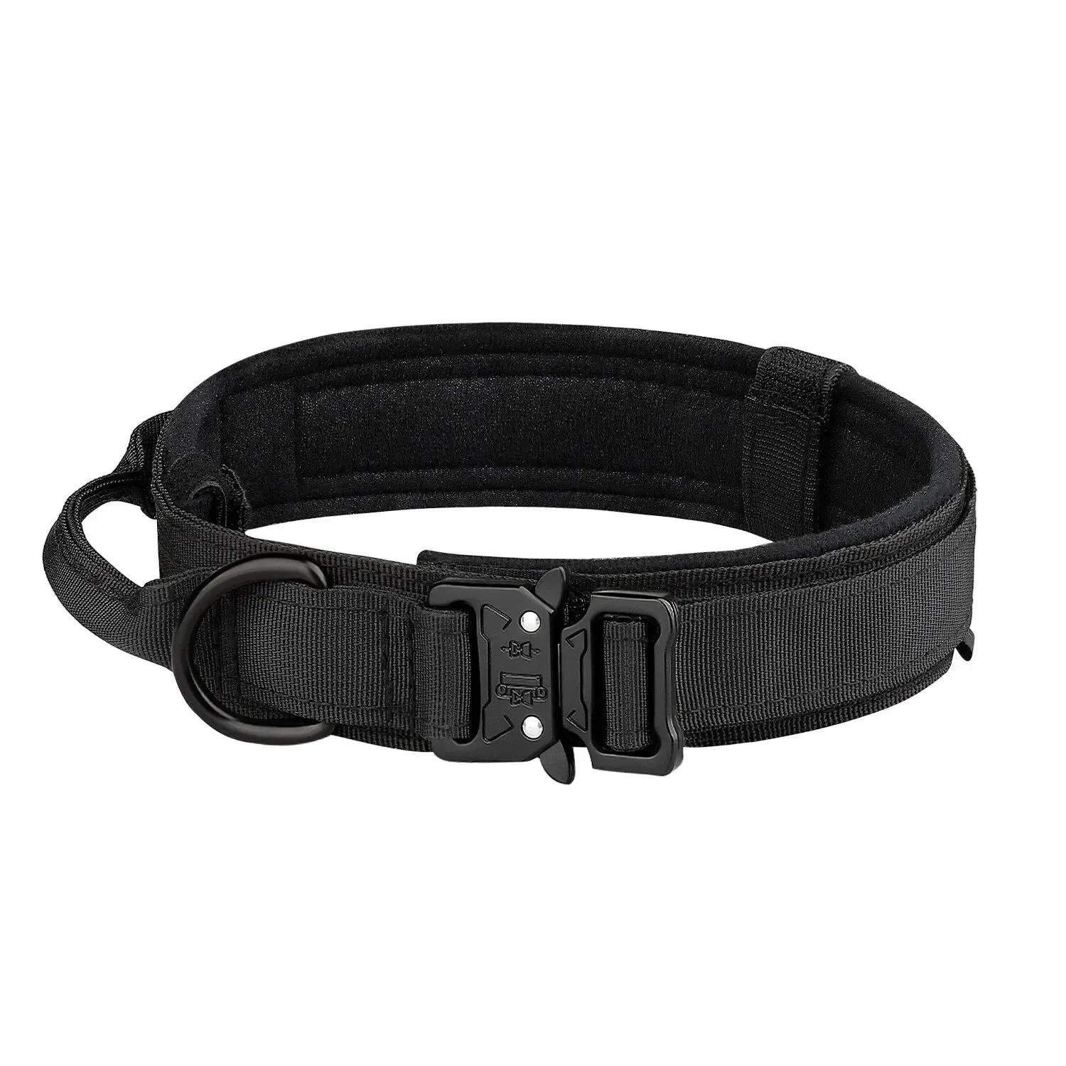 Tactical Nylon Dog Collar - Durable & Adjustable for Active Dogs