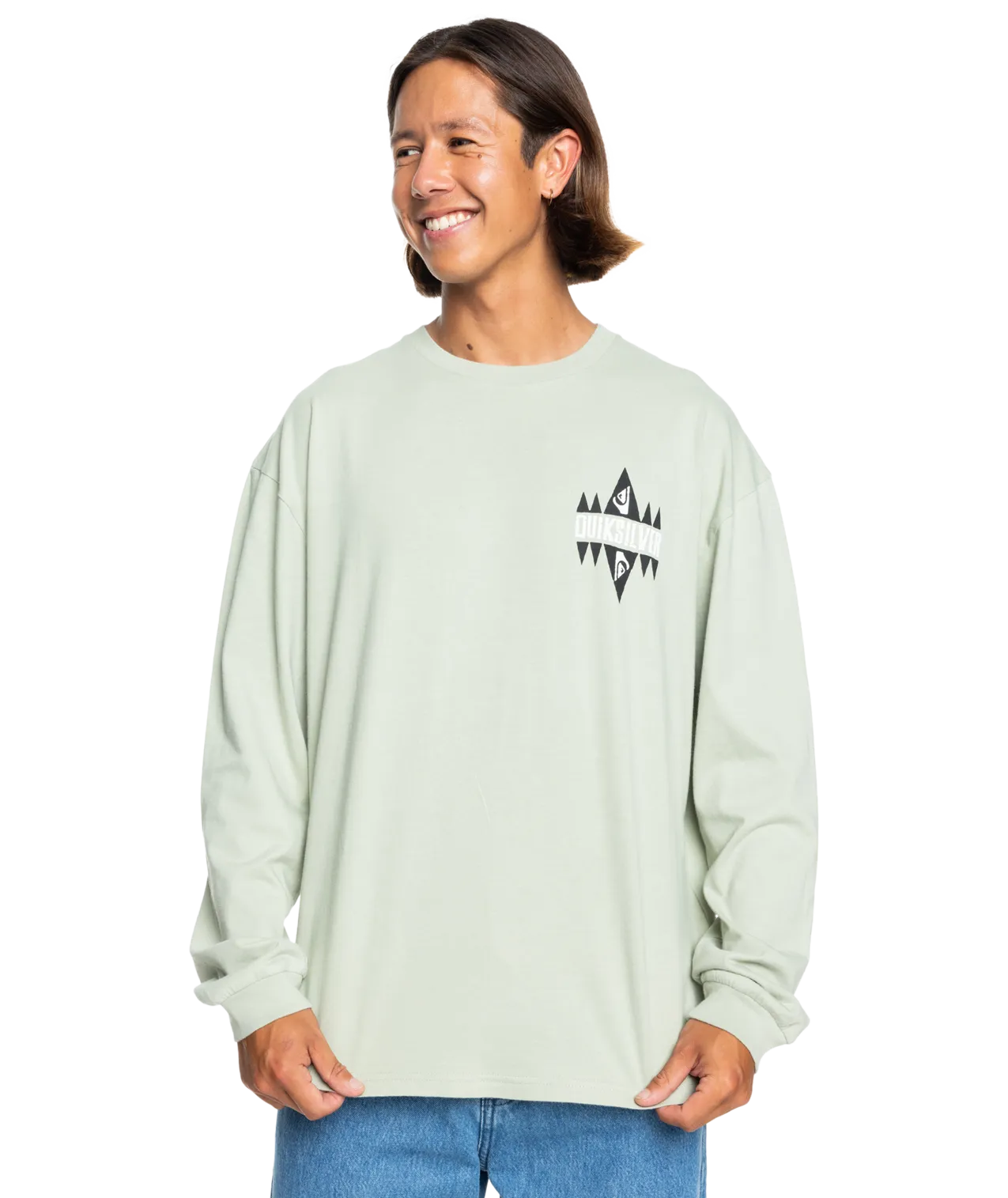 Take Us Back Long Sleeve Tee in Desert Sage