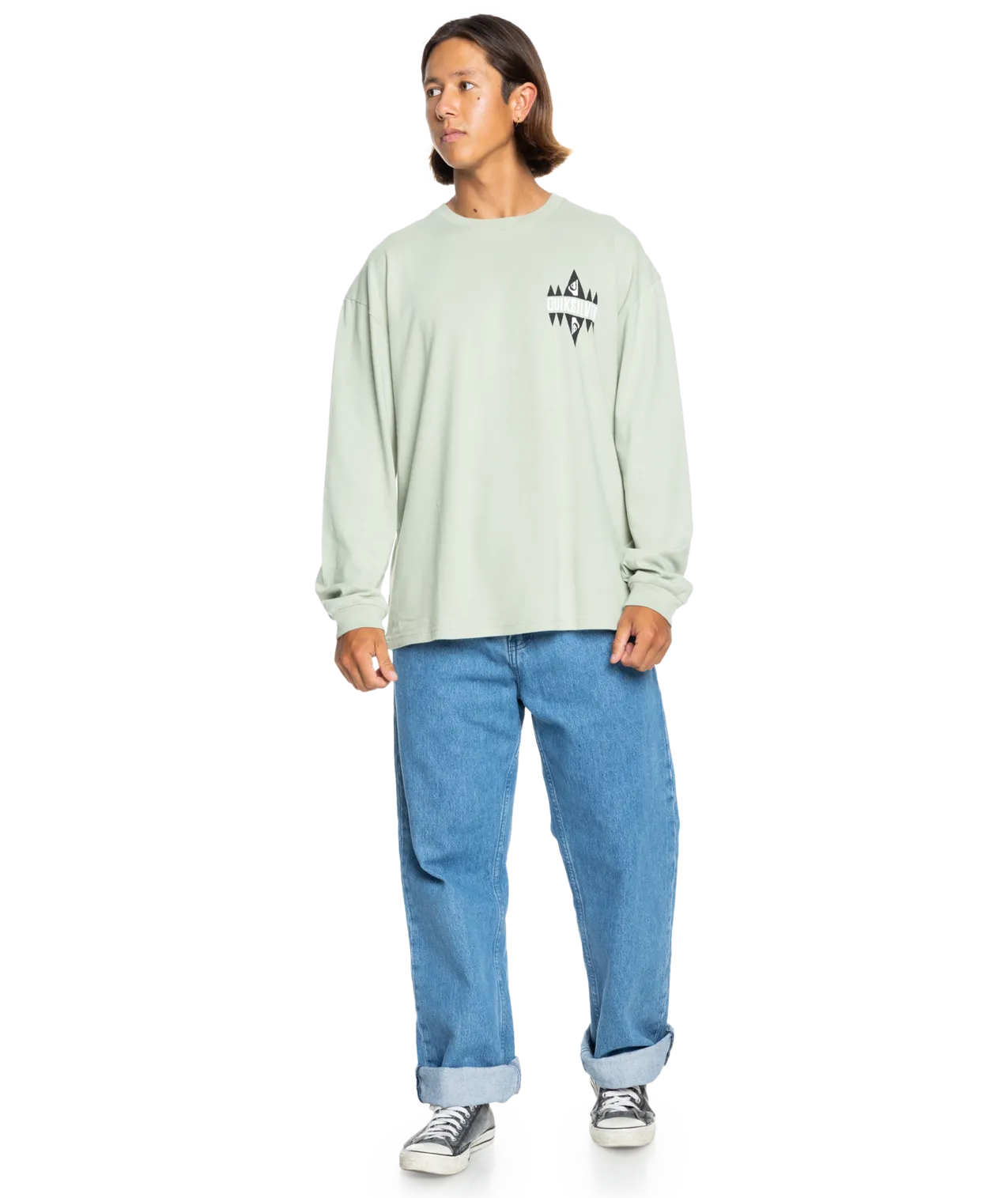 Take Us Back Long Sleeve Tee in Desert Sage