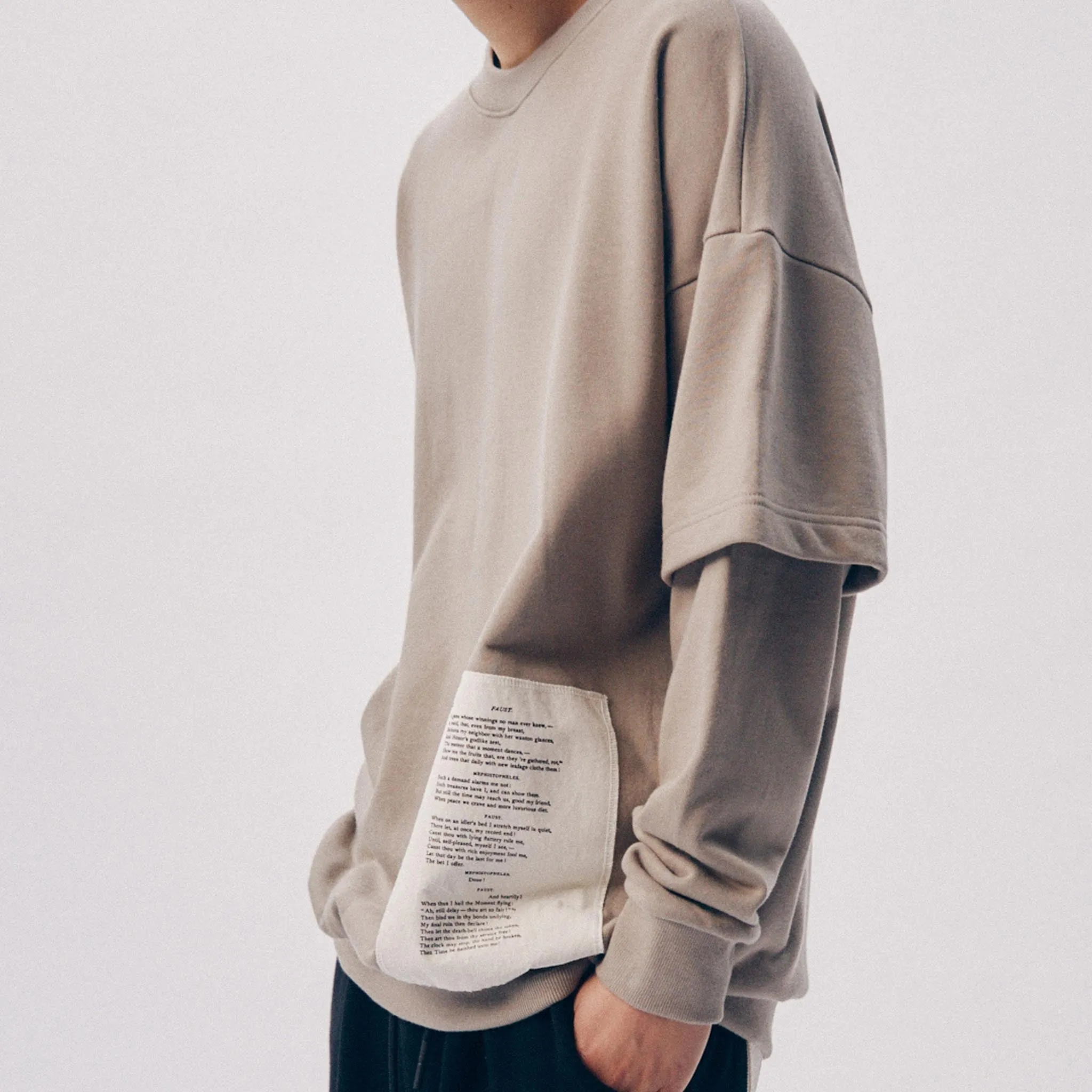 Tee Library Page 68 Crewneck Grey