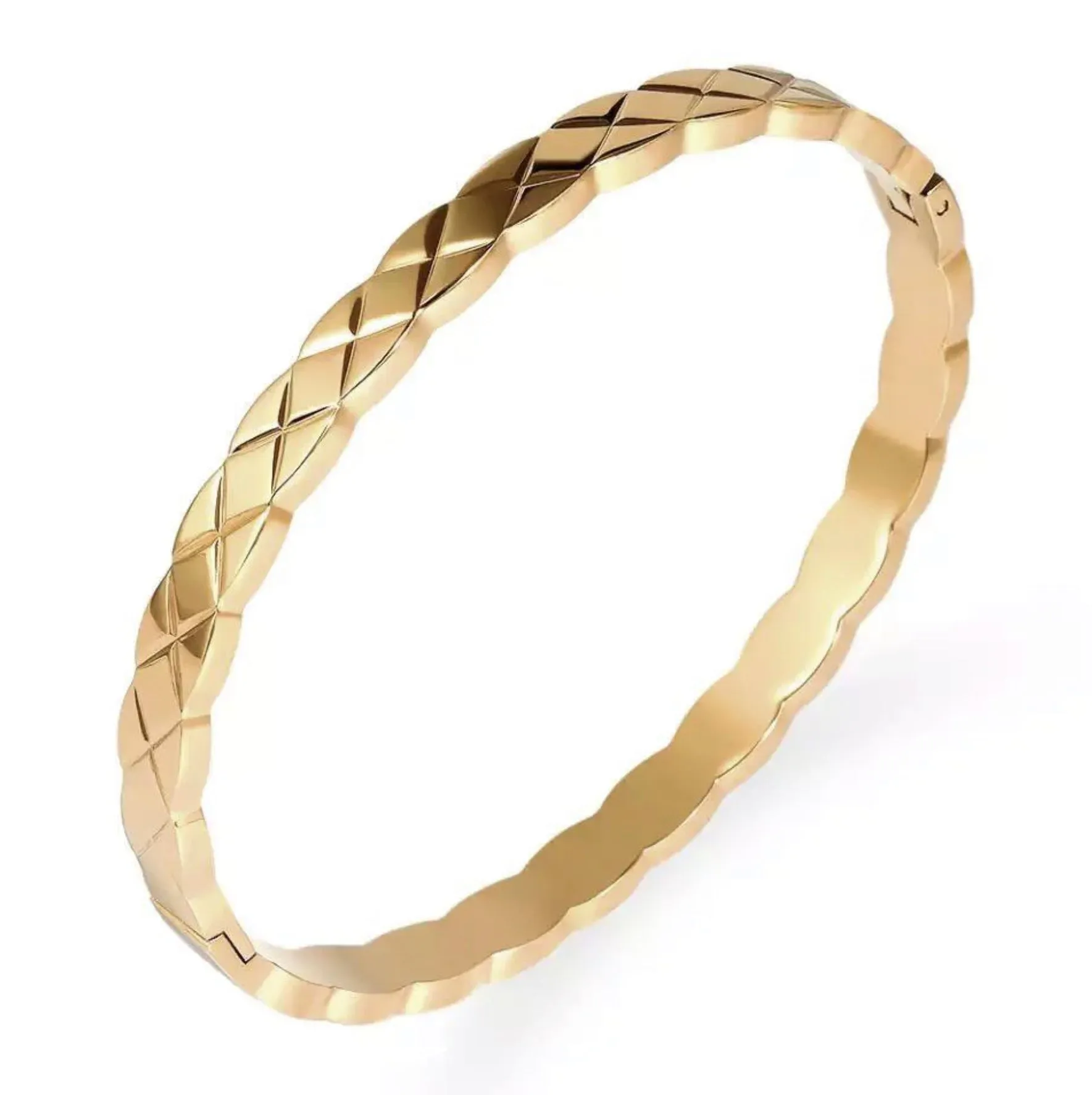 The Quilt Bracelet in Gold by SAHIRA