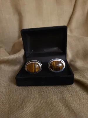 Tiger Eye Cufflinks