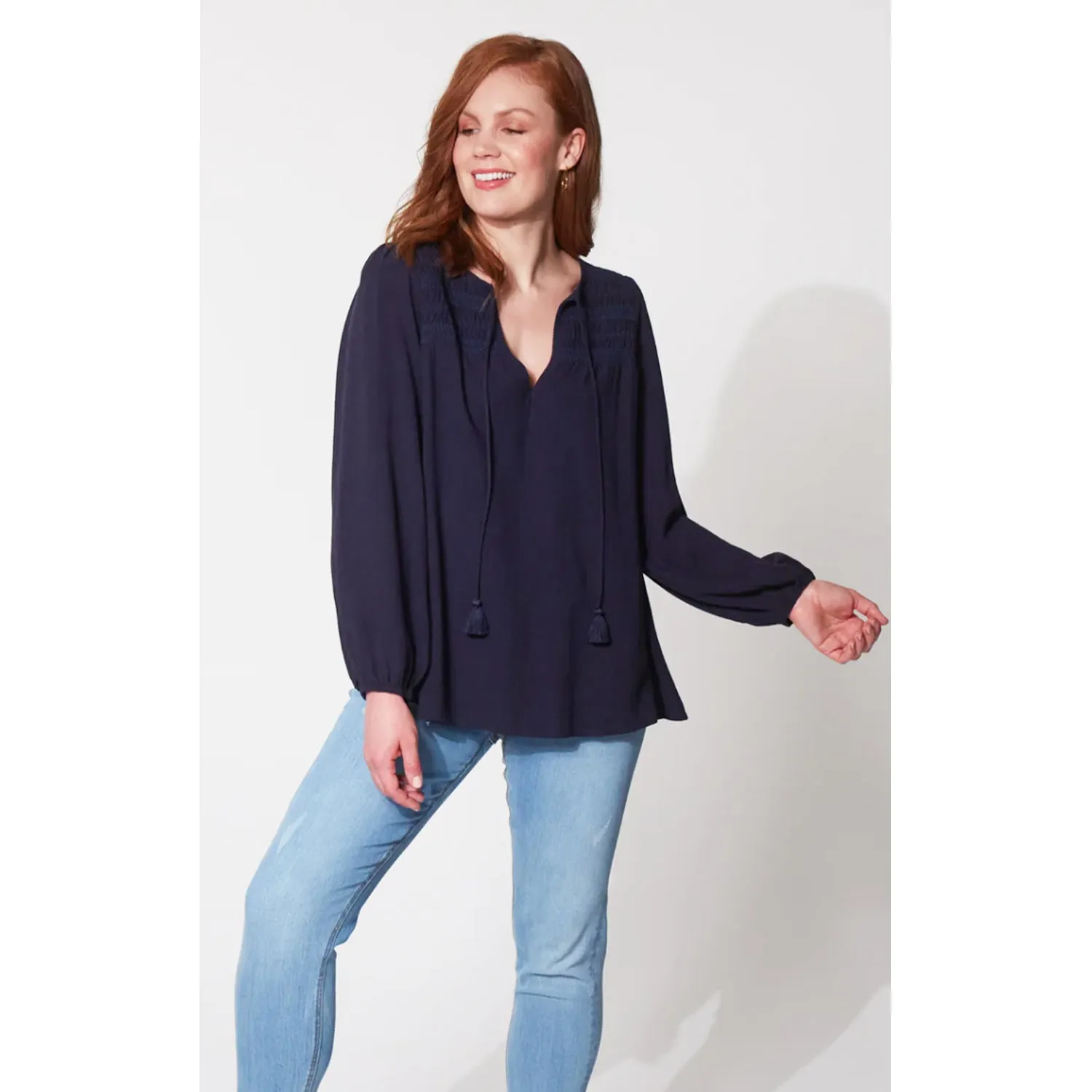 Top Lauder Blouse - Midnight