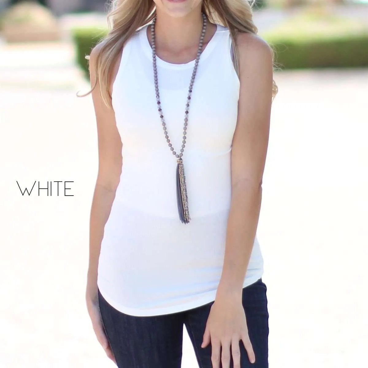 Trending Ribbed Layering Tank