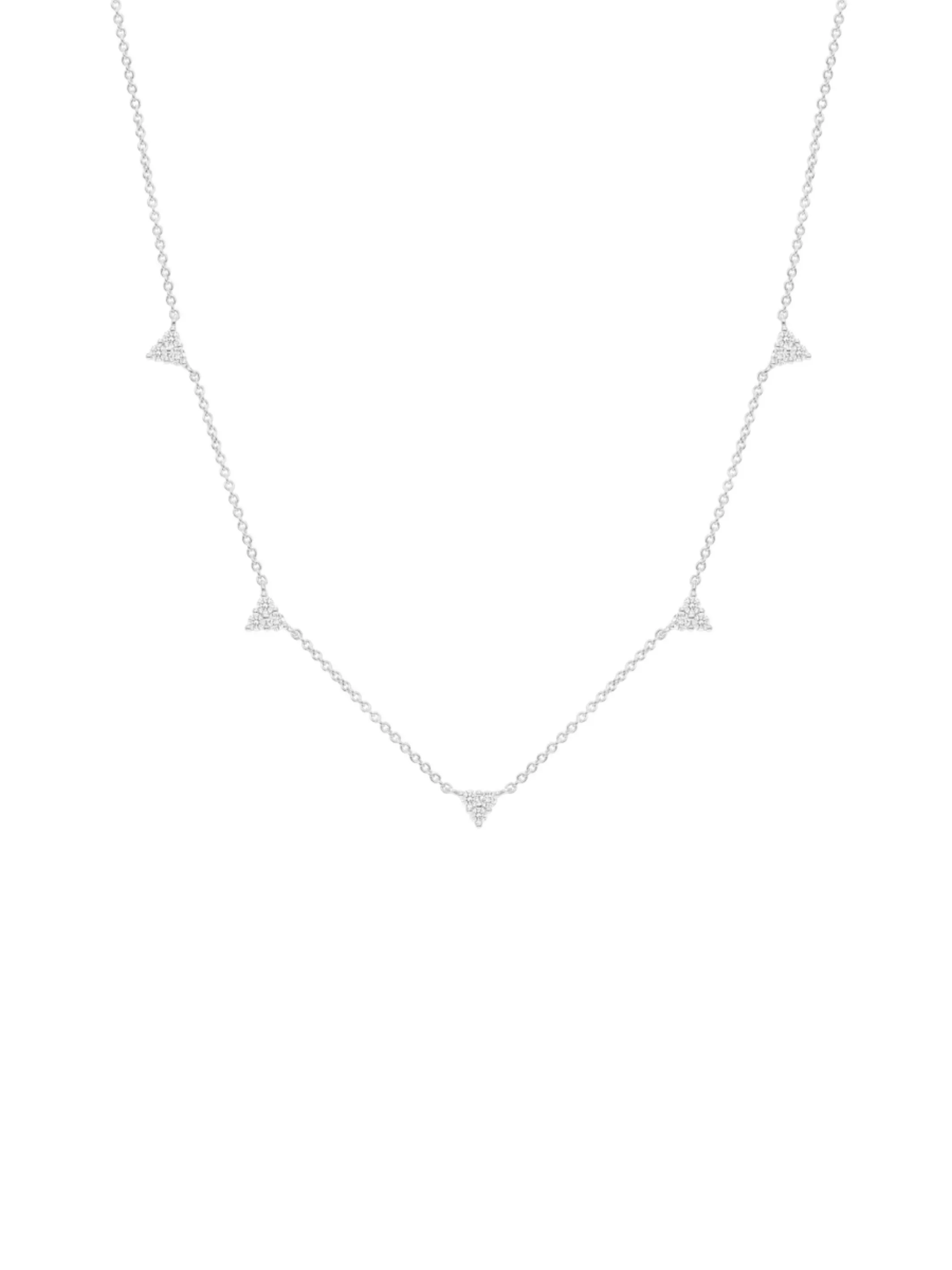 Trio Diamond Layering Necklace 14K