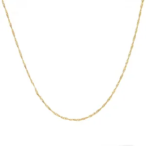 Twisted Gold Chain 14 inches