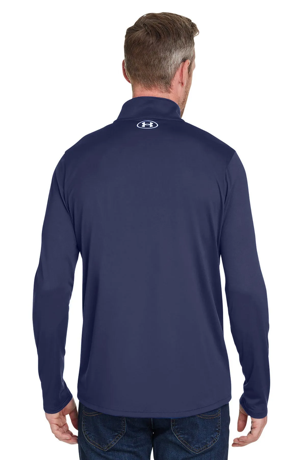 Under Armour Men's Tech Quarter-Zip, Medium Navy [Fred Williams]