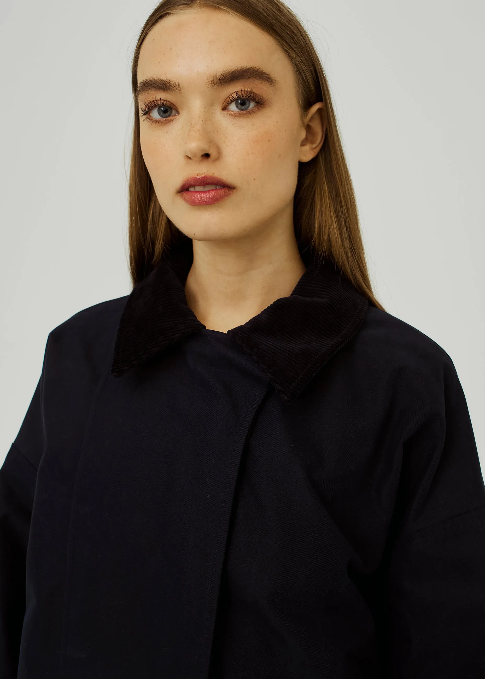 Vana short trench - Dark navy