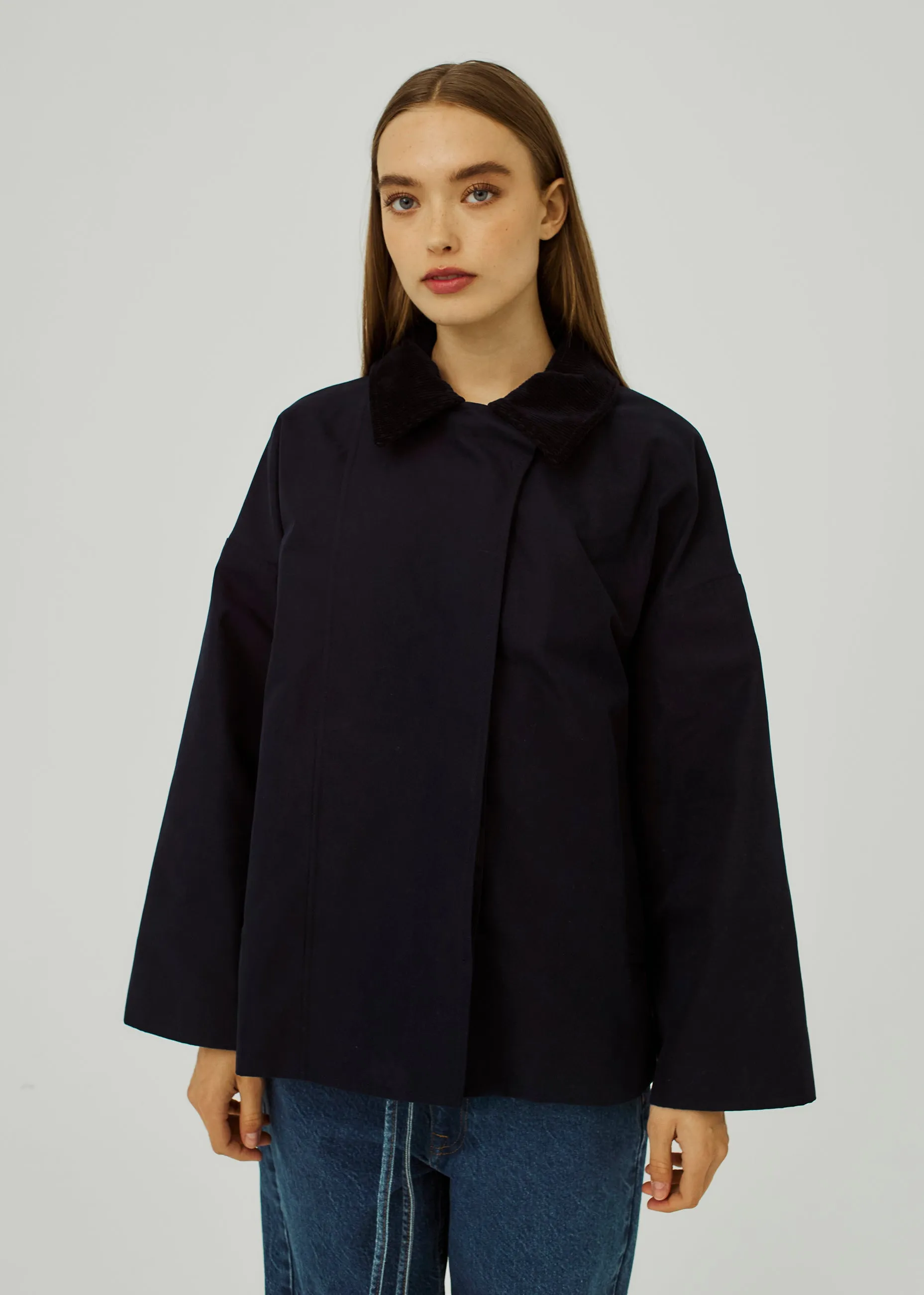 Vana short trench - Dark navy