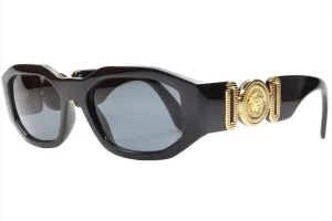 Versace VE4361 Black Gold Medusa Biggie Sunglasses -Ma