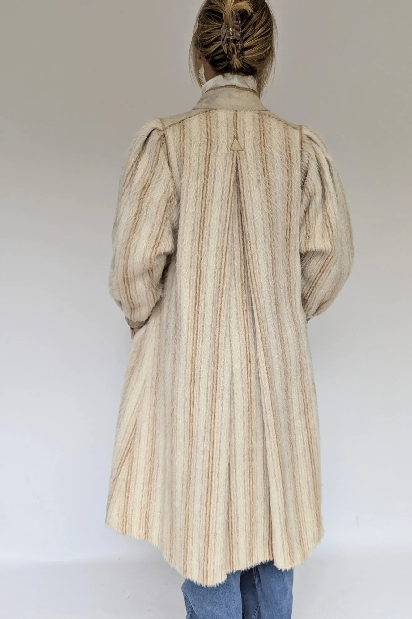 Vintage Alpaca Baccarat Long Coat