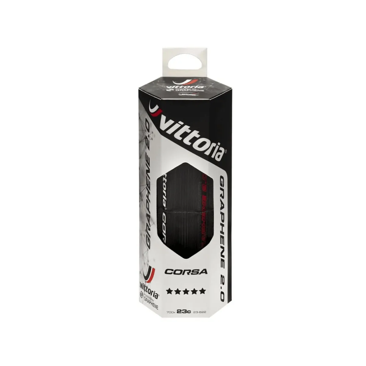 Vittoria Corsa Graphene 2.0 Black Road Tire 700x23-25-28-30