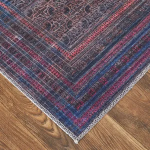 Voss VOS39H8F Blue/Pink Rug