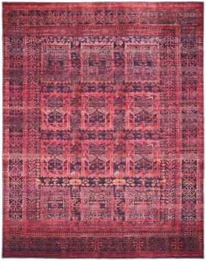 Voss VOS39H9F Red/Grey Rug